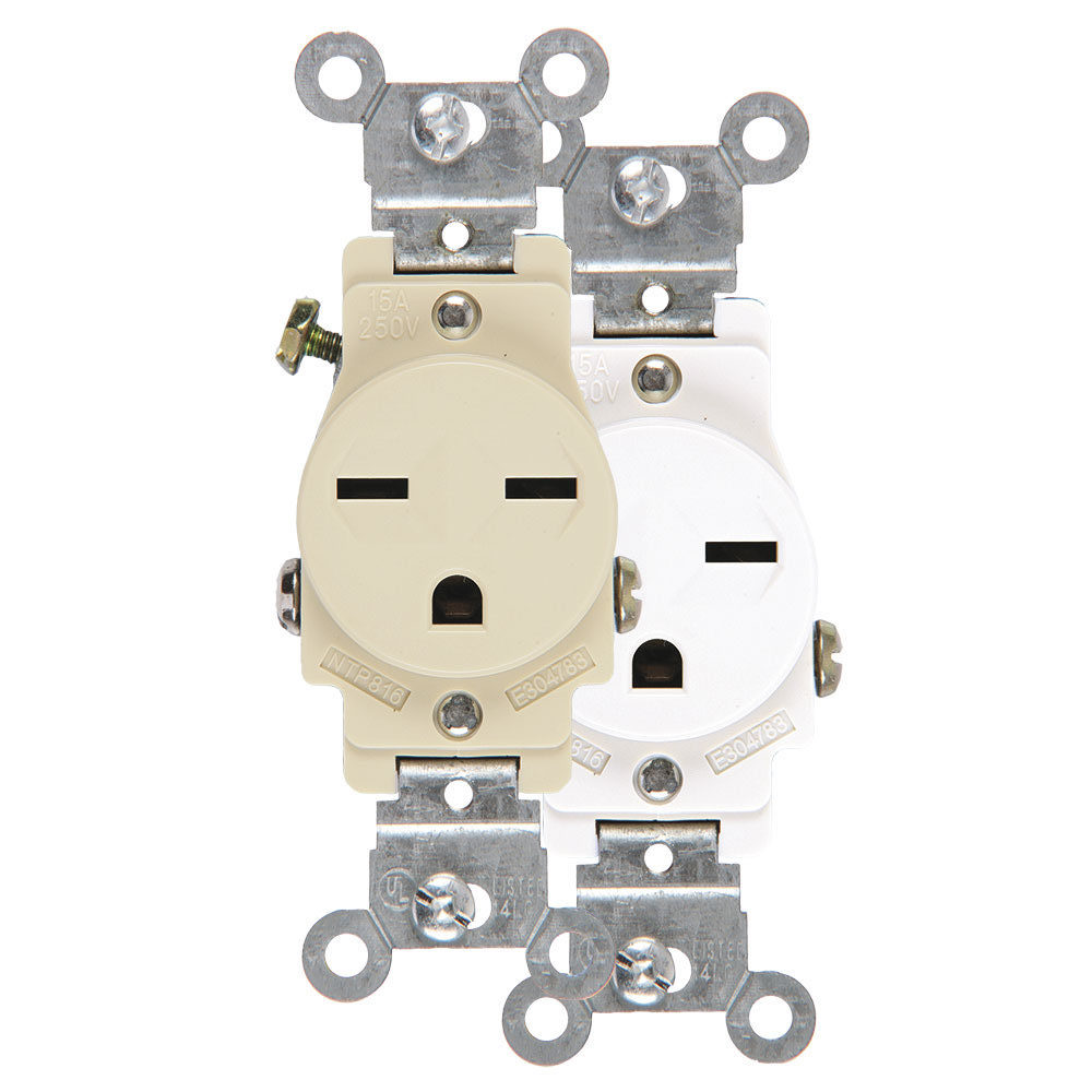 TOMACORRIENTE SENCILLO EMPOTRABLE  220V