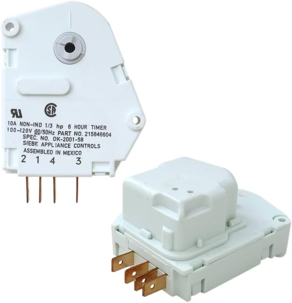 TIMER DEFROST PLASTICO 6HR 21MN PARA NEVERA