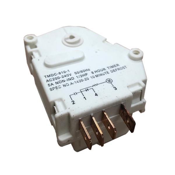 TIMER DEFROST PLASTICO 8HR 20MN PARA NEVERA