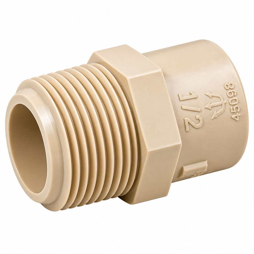 CONECTOR CPVC HEMBRA Y MACHO