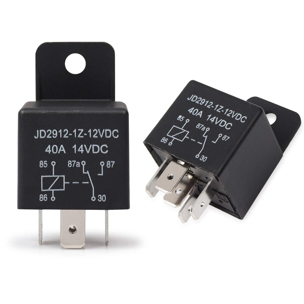 RELAY 40A 24V CON ZOCALO 5 PINES