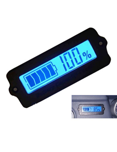 INDICADOR DE VOLTAJE Y CARGA DE  BATERIA