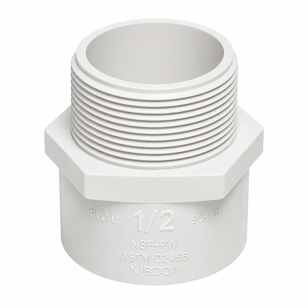 ADAPTADOR MACHO PVC