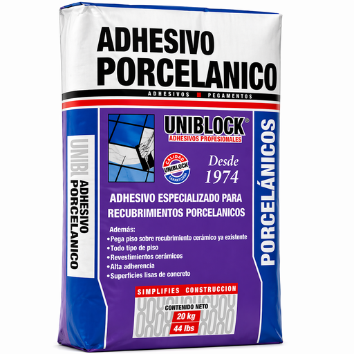 ADESIVO PORCELANICO PISO Y PISO SOBRE PISO