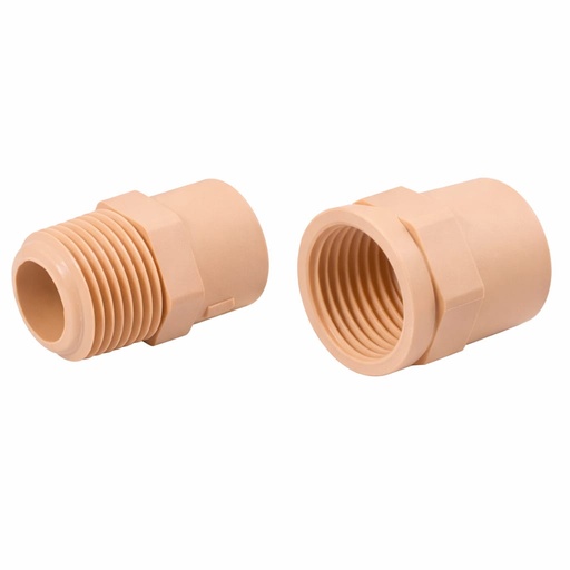 CONECTOR CPVC HEMBRA Y MACHO