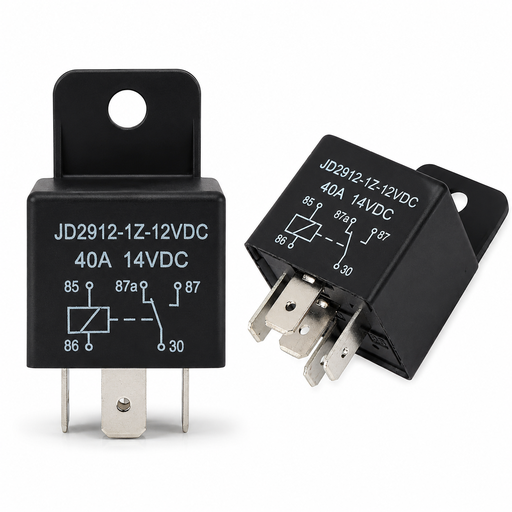 RELAY 40A 24V CON ZOCALO 5 PINES