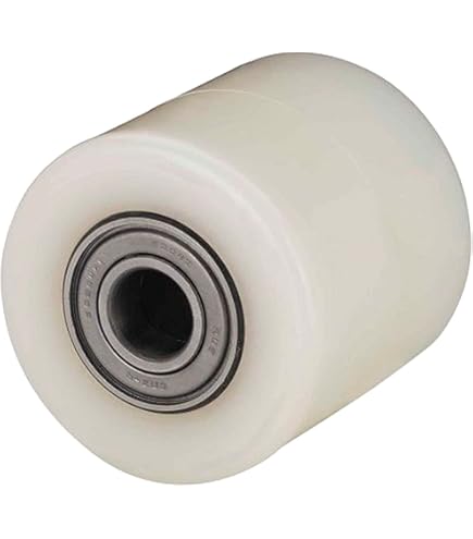 RODILLO DE NYLON 40MMX48MM BLANCO CONVEXO