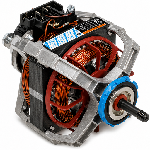 [279827] MOTOR DE ACCIONAMIENTO PARA SECADORA CON POLEA MARCA WHIRLPOOL